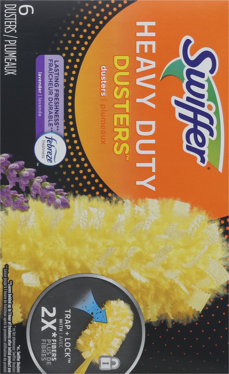 slide 6 of 9, Swiffer Heavy Duty Lavender Dusters 6 Each, 6 ct