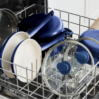 slide 7 of 21, GREEN PAN GreenPan Rio Healthy Ceramic Nonstick 8" Open Frypan with Spatula Set Turquoise, 2 ct