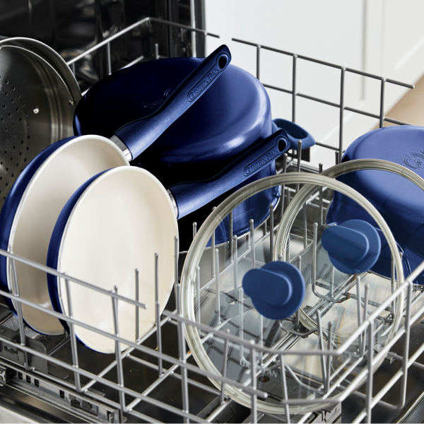 slide 8 of 21, GREEN PAN GreenPan Rio Healthy Ceramic Nonstick 8" Open Frypan with Spatula Set Turquoise, 2 ct