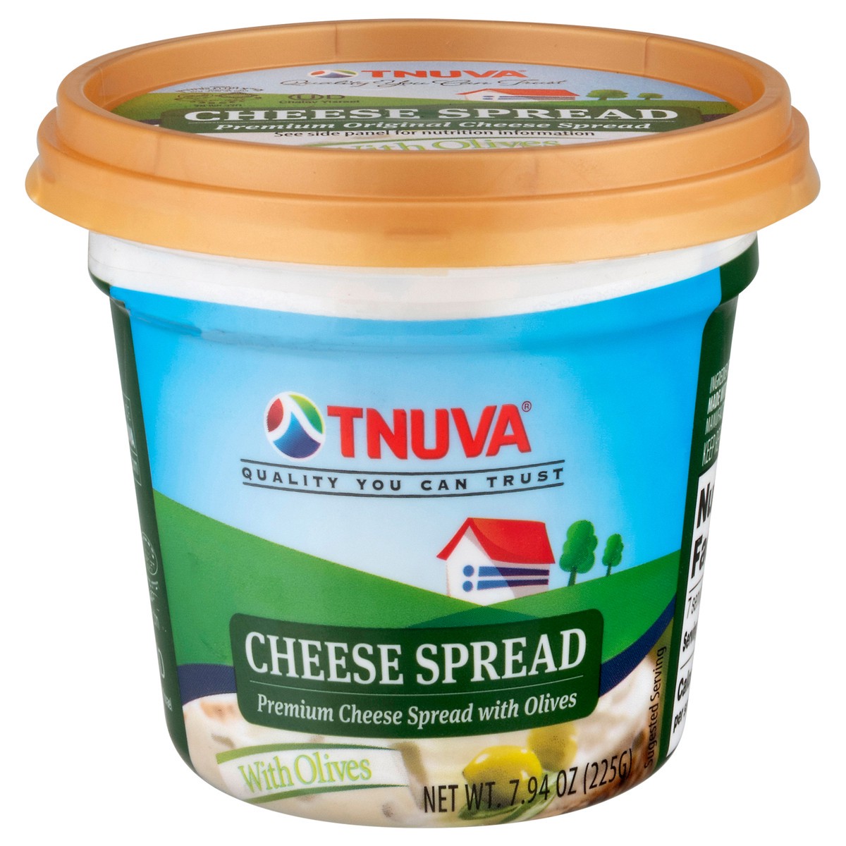 slide 3 of 4, Tnuva Cheese Spread with Olives 7.94 oz, 7.94 oz