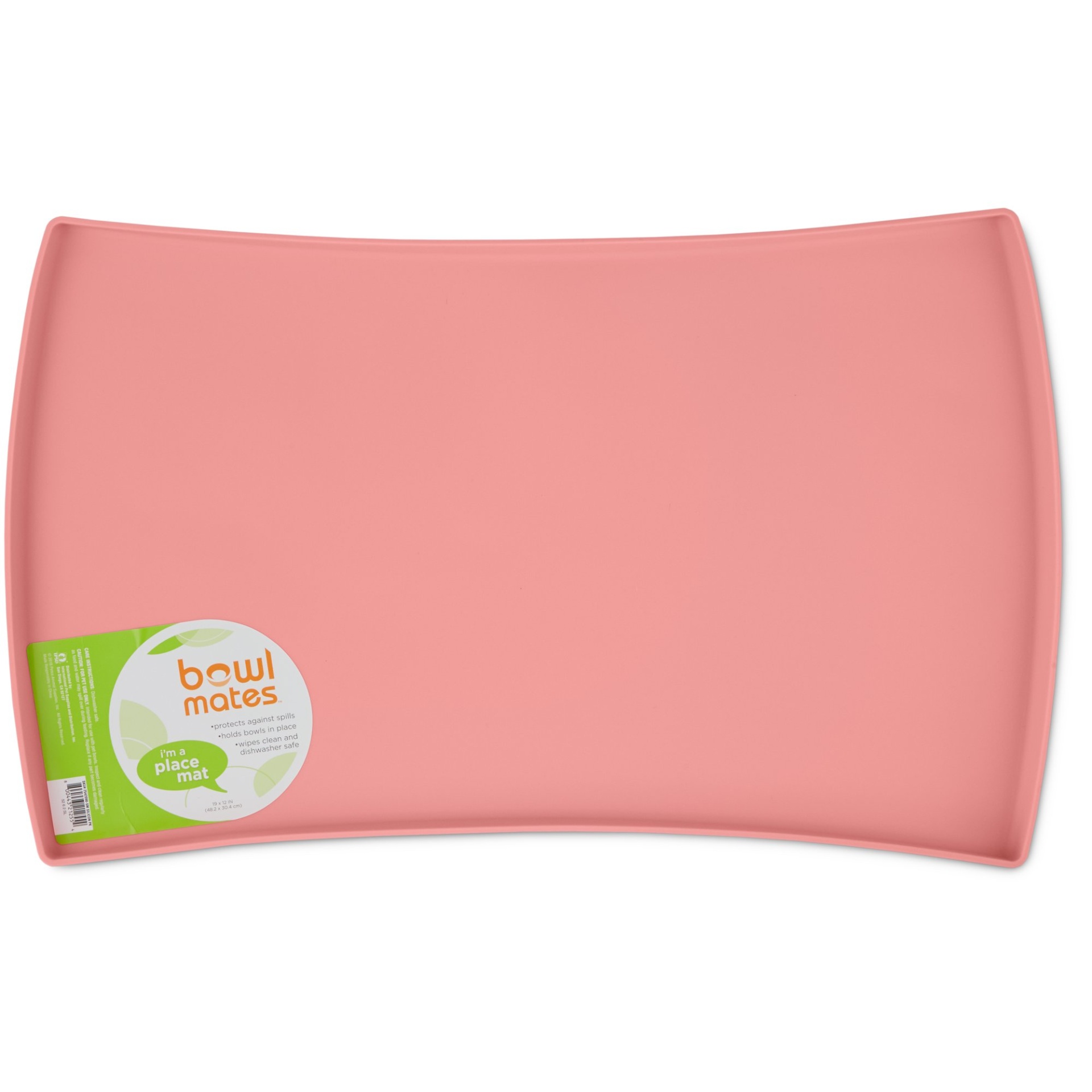 slide 1 of 1, Bowlmates Pink Silicone Placemat, MED