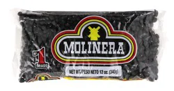Molinera Dry Black Beans - 12 oz