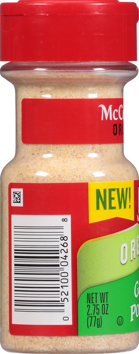 slide 2 of 6, McCormick Organic Garlic Powder, 2.75 oz