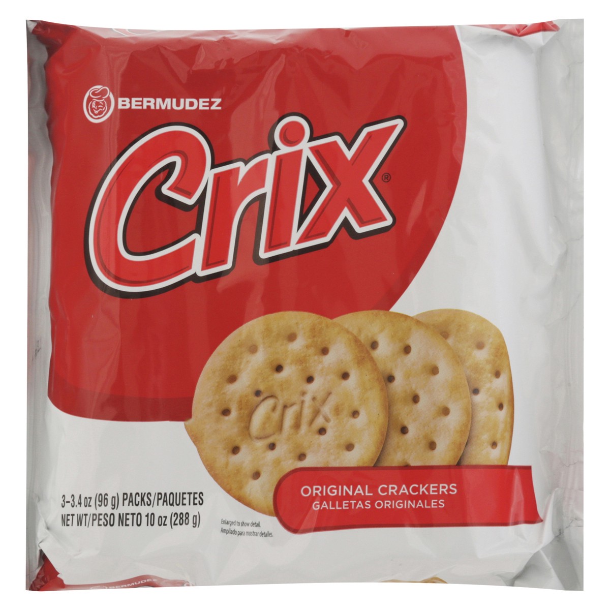 slide 6 of 14, Bermudez Crix Original Crackers 3 - 3.4 oz Packs, 3 ct