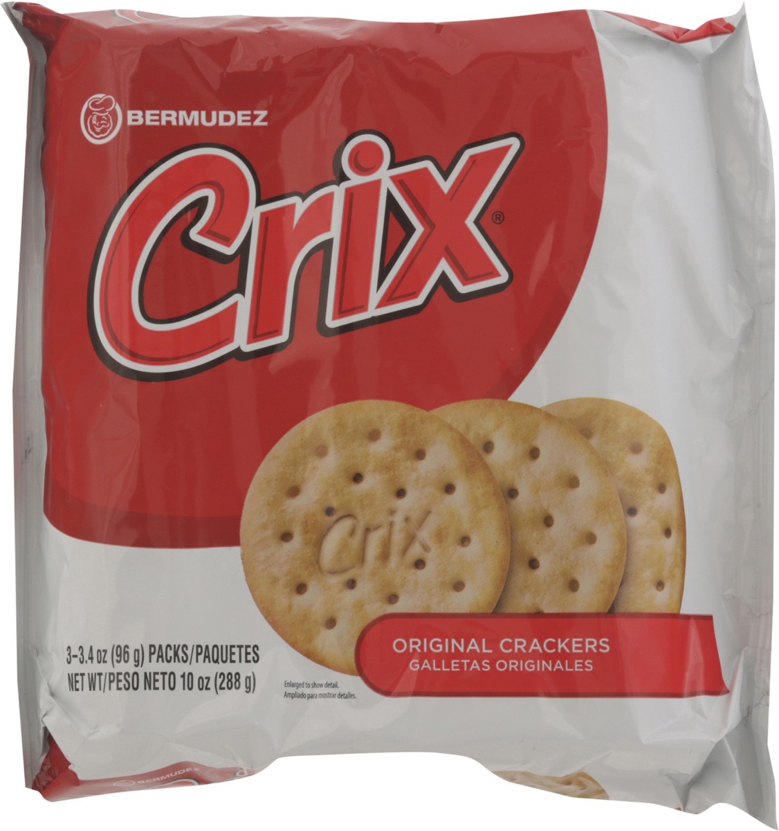 slide 9 of 14, Bermudez Crix Original Crackers 3 - 3.4 oz Packs, 3 ct