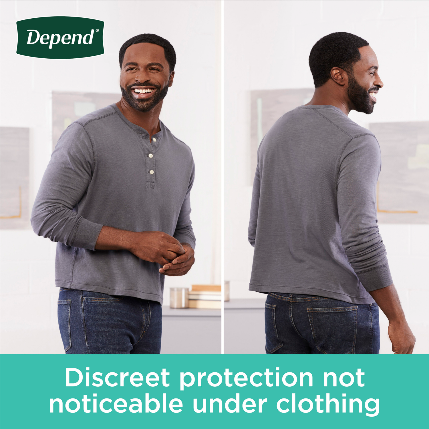 slide 5 of 8, Depend Fresh Protection Adult Incontinence Underwear for Men, Disposable, Maximum, SmallMedium, Grey, 19 Count, 19 ct