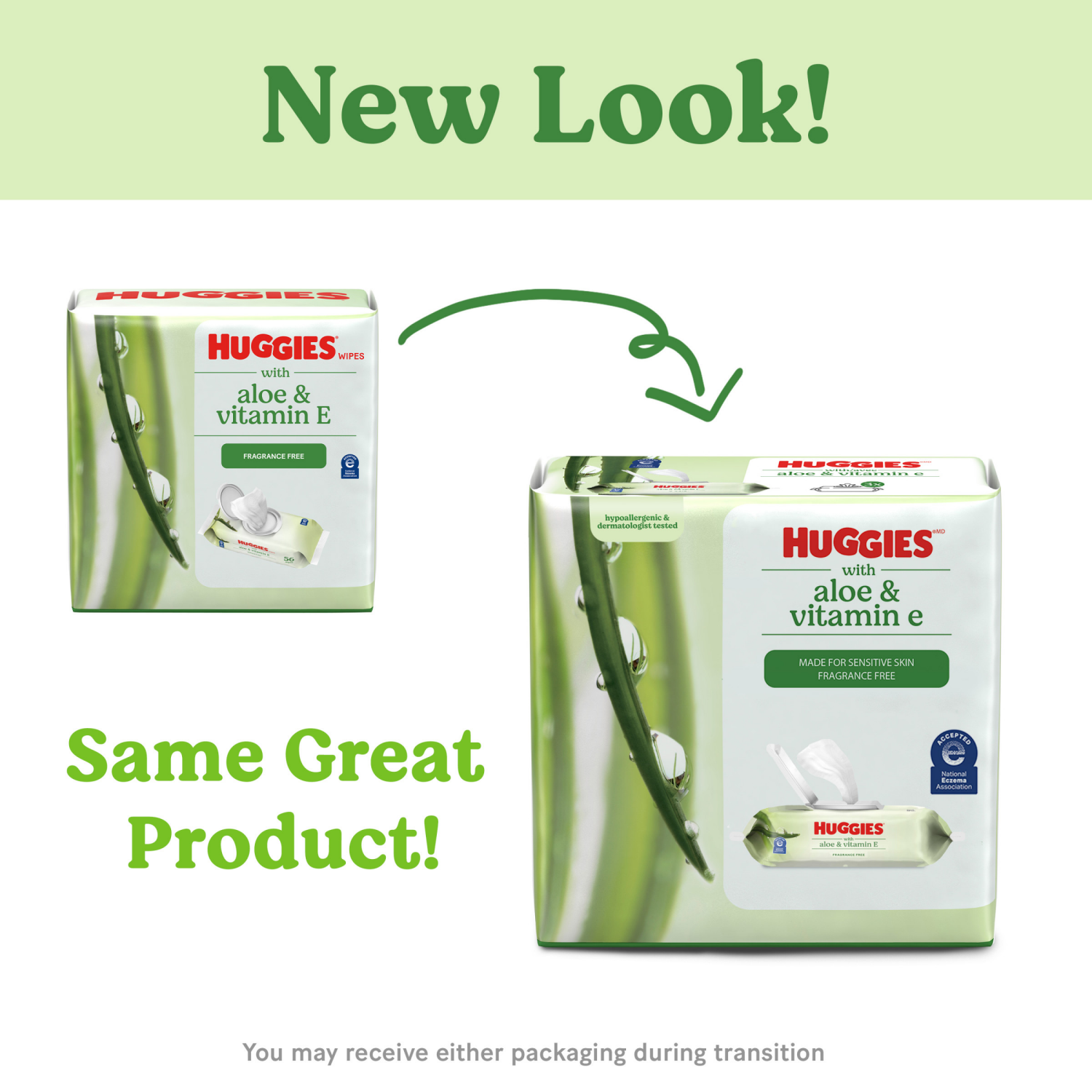 slide 1 of 6, Huggies Wipes with Aloe & Vitamin E, Unscented, 3 Flip-Top Packs (168 Wipes Total), 168 ct