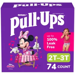Pull-Ups Girls' Potty Training Pants, 2T-3T (16-34 lbs), 74 Count
