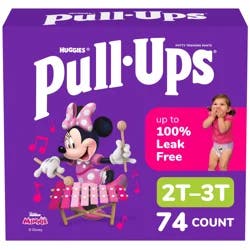 Pull-Ups Girls' Potty Training Pants, 2T-3T (16-34 lbs), 74 Count