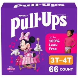 Pull-Ups Girls Training Pants 3T-4T 66Ct