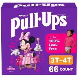 Pull-Ups Girls Training Pants 3T-4T 66Ct