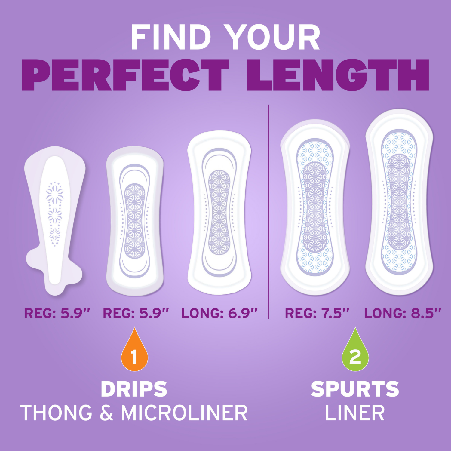 slide 4 of 8, Poise Daily Liners, Incontinence Panty Liners, 2 Drop Very Light Absorbency, Regular Length, 126 Count of Pantiliners, 126 ct