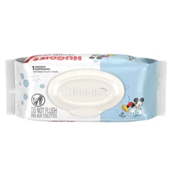 Huggies Simply Clean Unscented Baby Wipes, 1 Flip-Top Pack (64 Wipes Total) (Select for More)