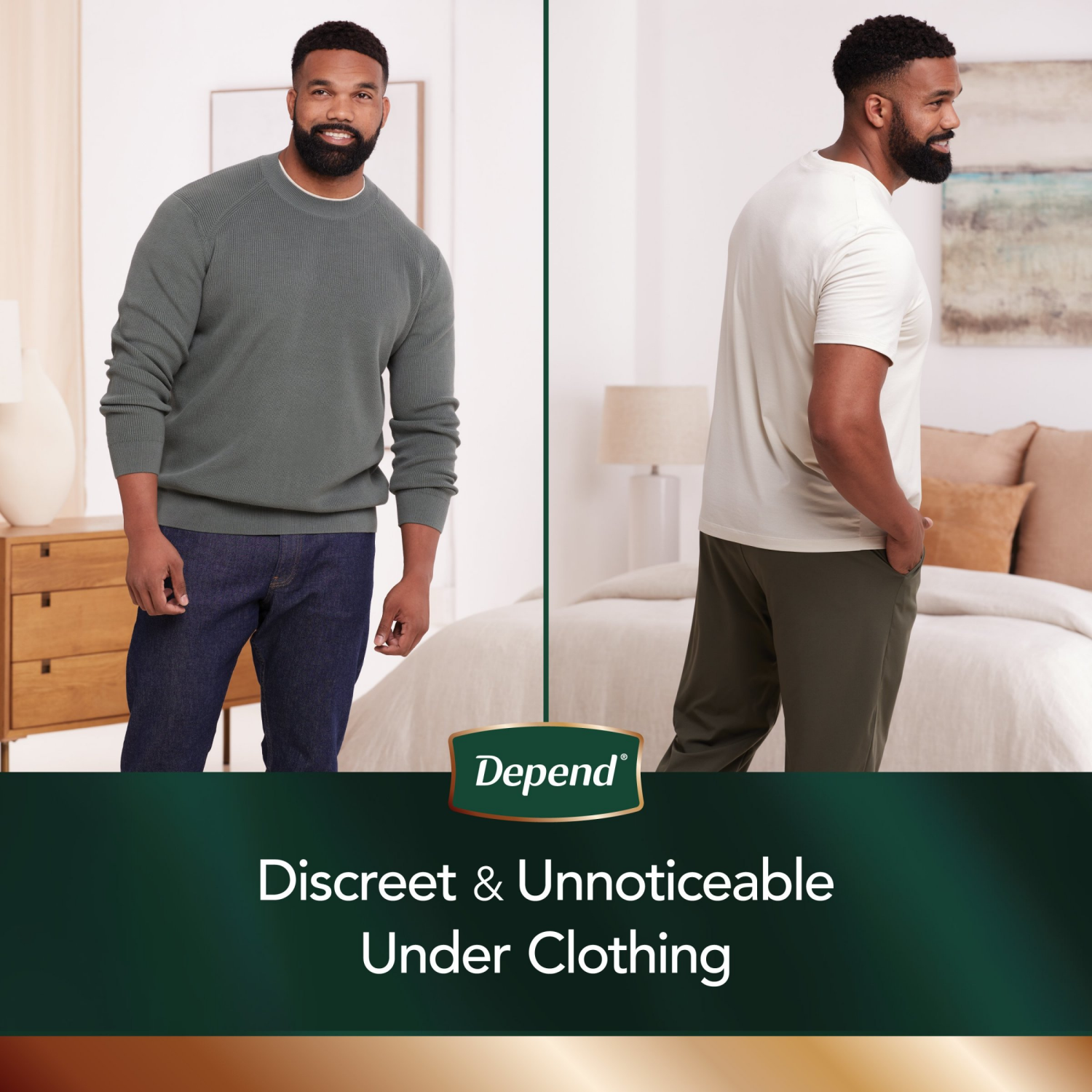 slide 5 of 8, Depend Real Fit Incontinence Underwear for Men, Disposable, Maximum Absorbency, LargeExtra Large, Grey, 20 Count, 20 ct