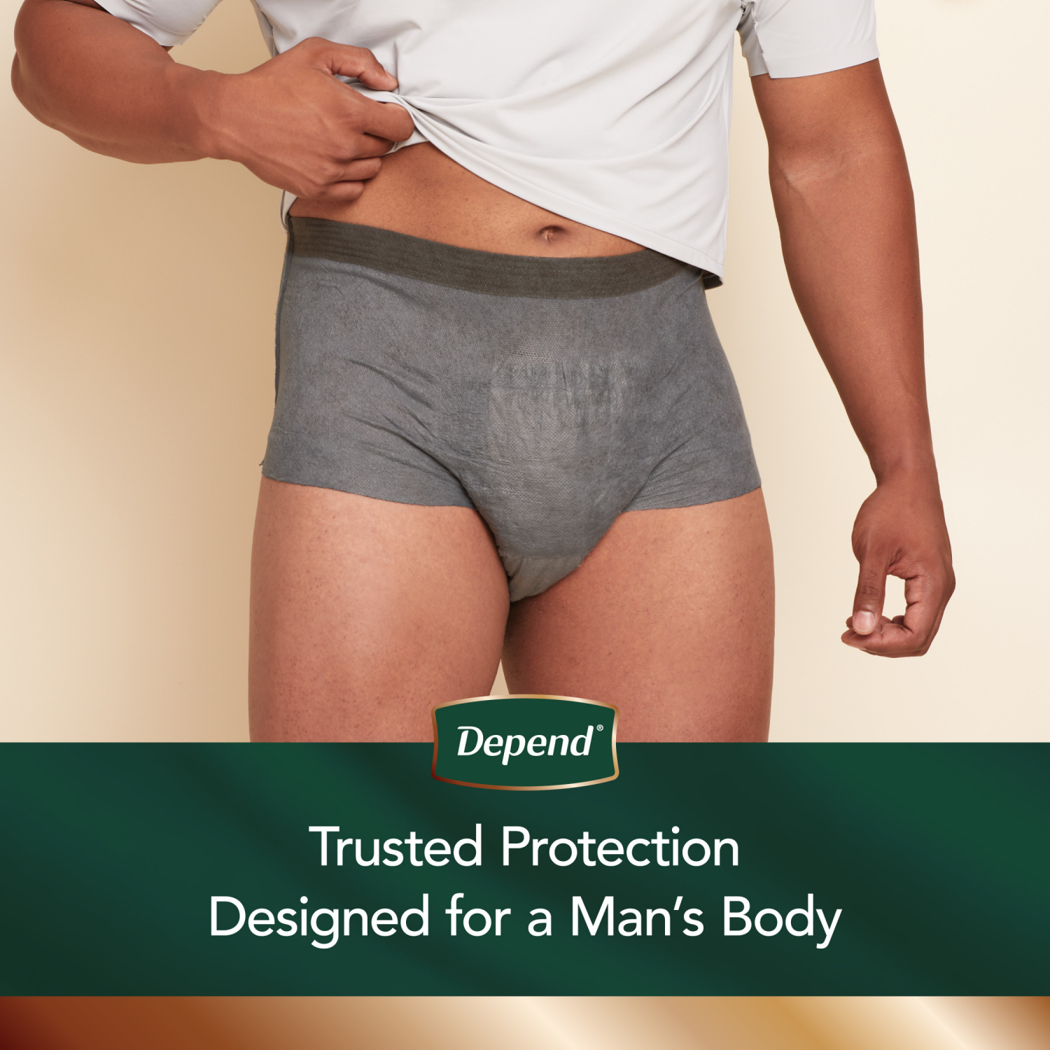 slide 7 of 8, Depend Real Fit Incontinence Underwear for Men, Disposable, Maximum Absorbency, LargeExtra Large, Grey, 20 Count, 20 ct