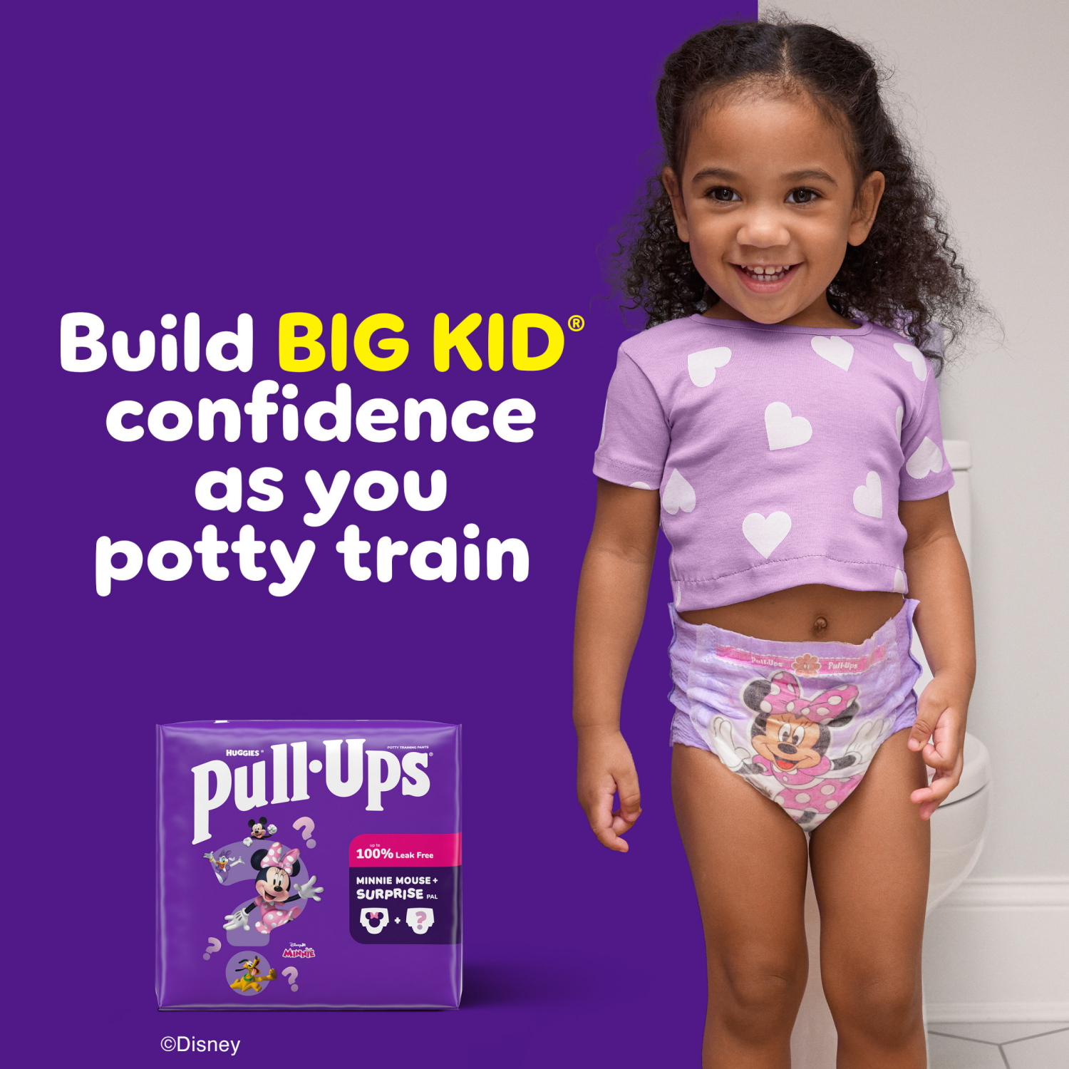 slide 4 of 8, Pull-Ups Girls' Potty Training Pants, 4T-5T (38-50 lbs), 17 Count, 17 ct
