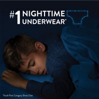 slide 14 of 29, Goodnites Overnight Underwear for Boys, XL (95-140 lb.), 28 Ct, 28 ct