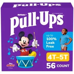Pull-Ups Boys' Potty Training Pants, 4T-5T (38-50 lbs), 56 Ct