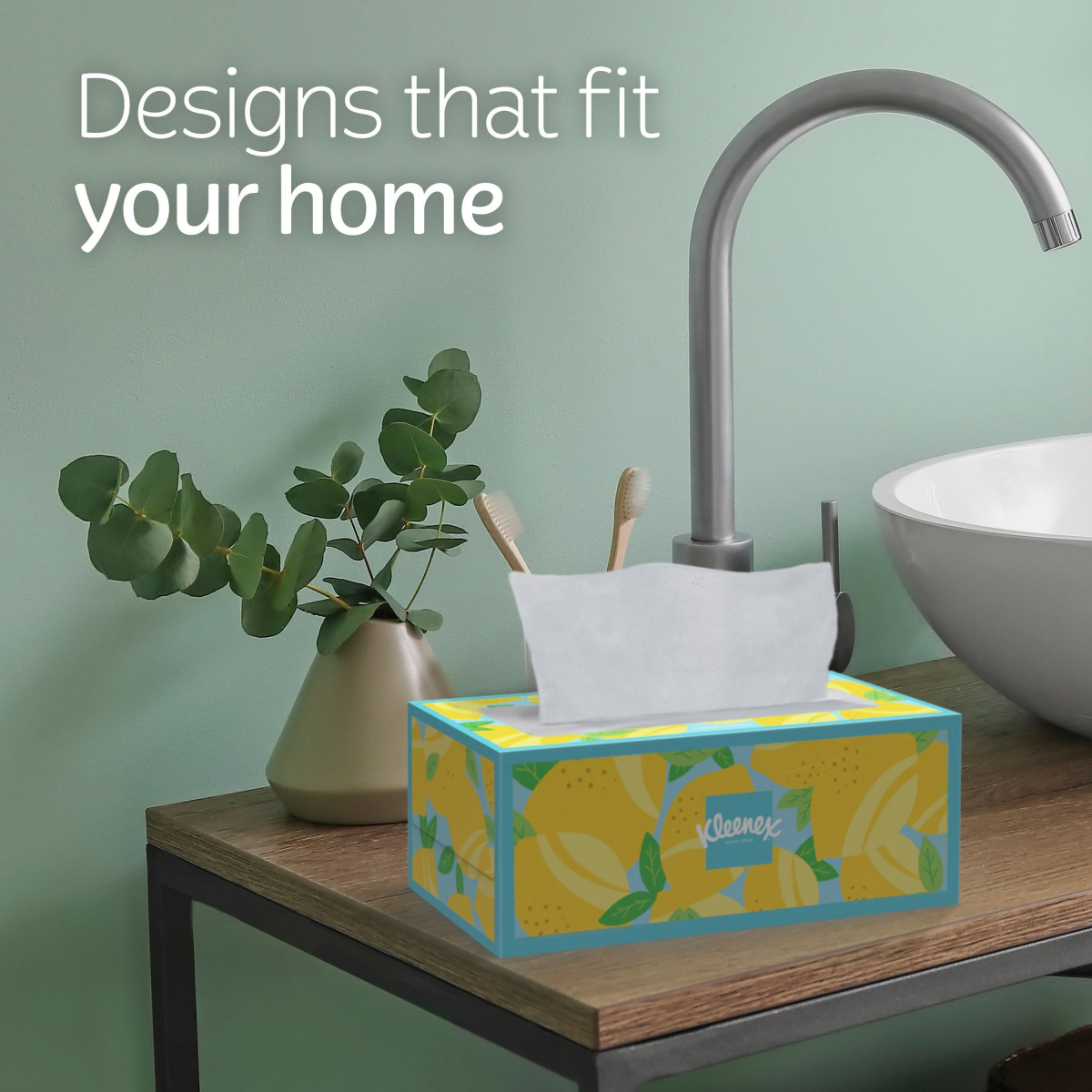 slide 5 of 8, Kleenex Lotion Facial Tissues with Coconut Oil, 6 Flat Boxes, 120 Tissues Per Box, 3-Ply, 6 ct