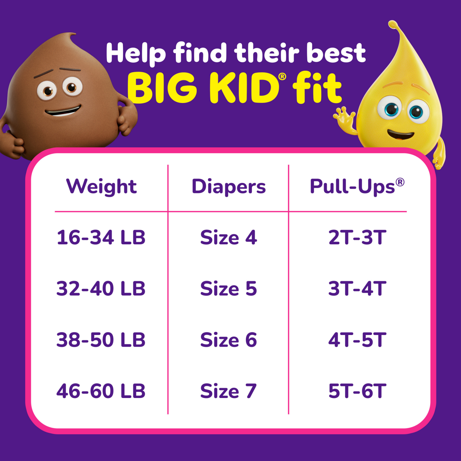 slide 6 of 8, Pull-Ups Girls' Potty Training Pants, 5T-6T (46+ lbs), 66 Count, 66 ct