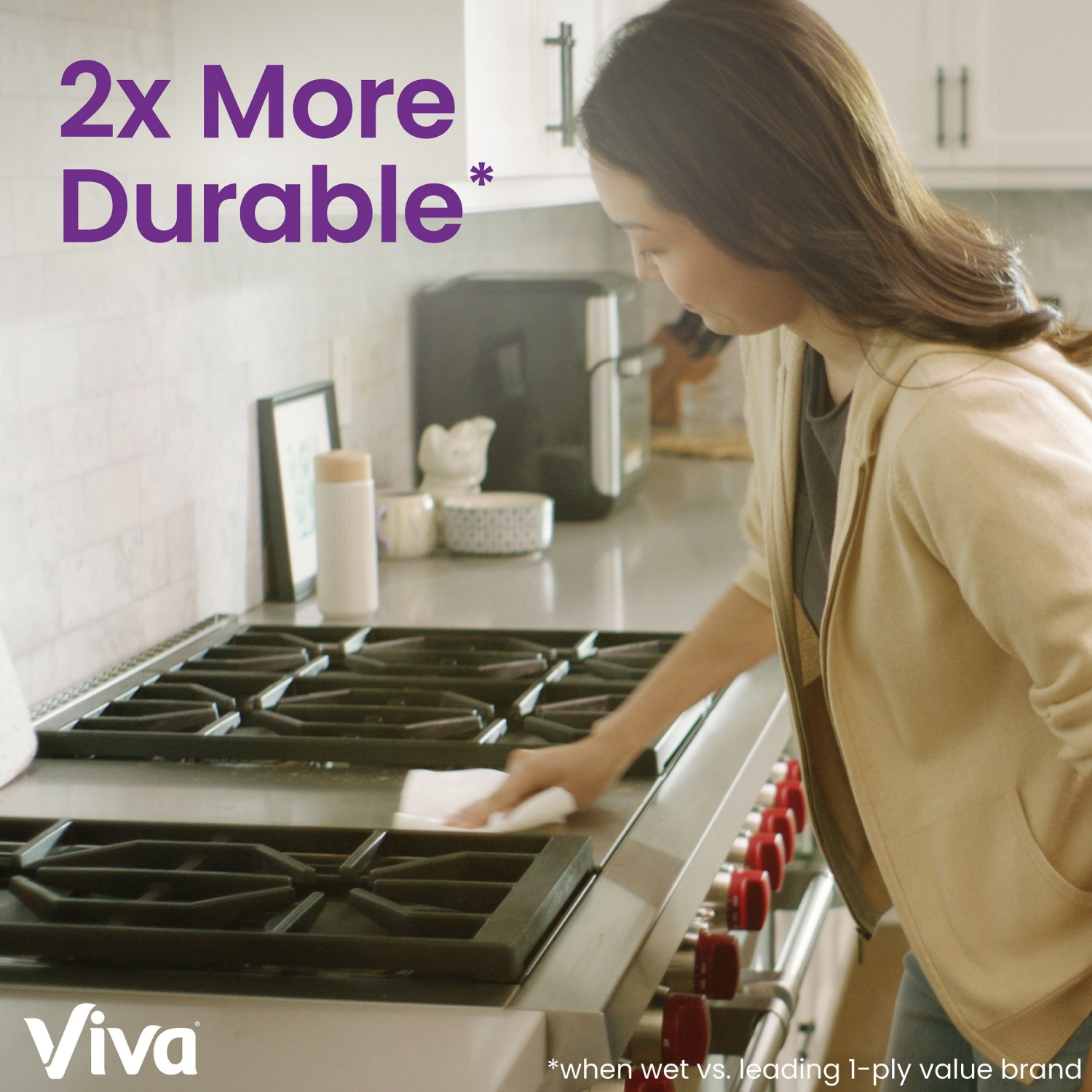 slide 7 of 8, Viva Signature Cloth Paper Towels, Choose-A-Sheet - 6 Double Rolls, 6 ct