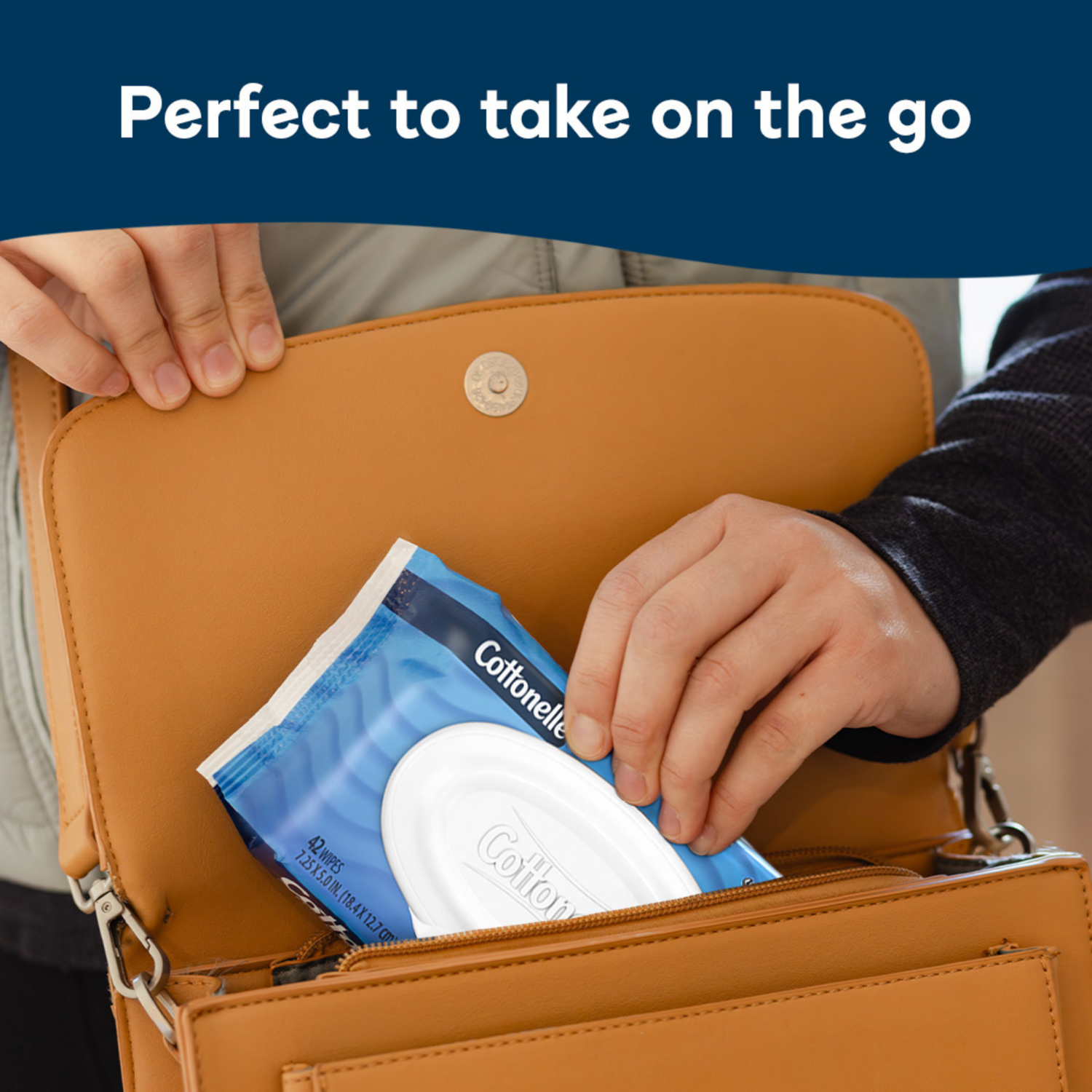 slide 7 of 7, Cottonelle UltraFresh Flushable Wet Wipes, Adult Wet Wipes, 1 Flip-Top Pack, 42 Wipes per Pack (42 Total Flushable Wipes), 42 ct