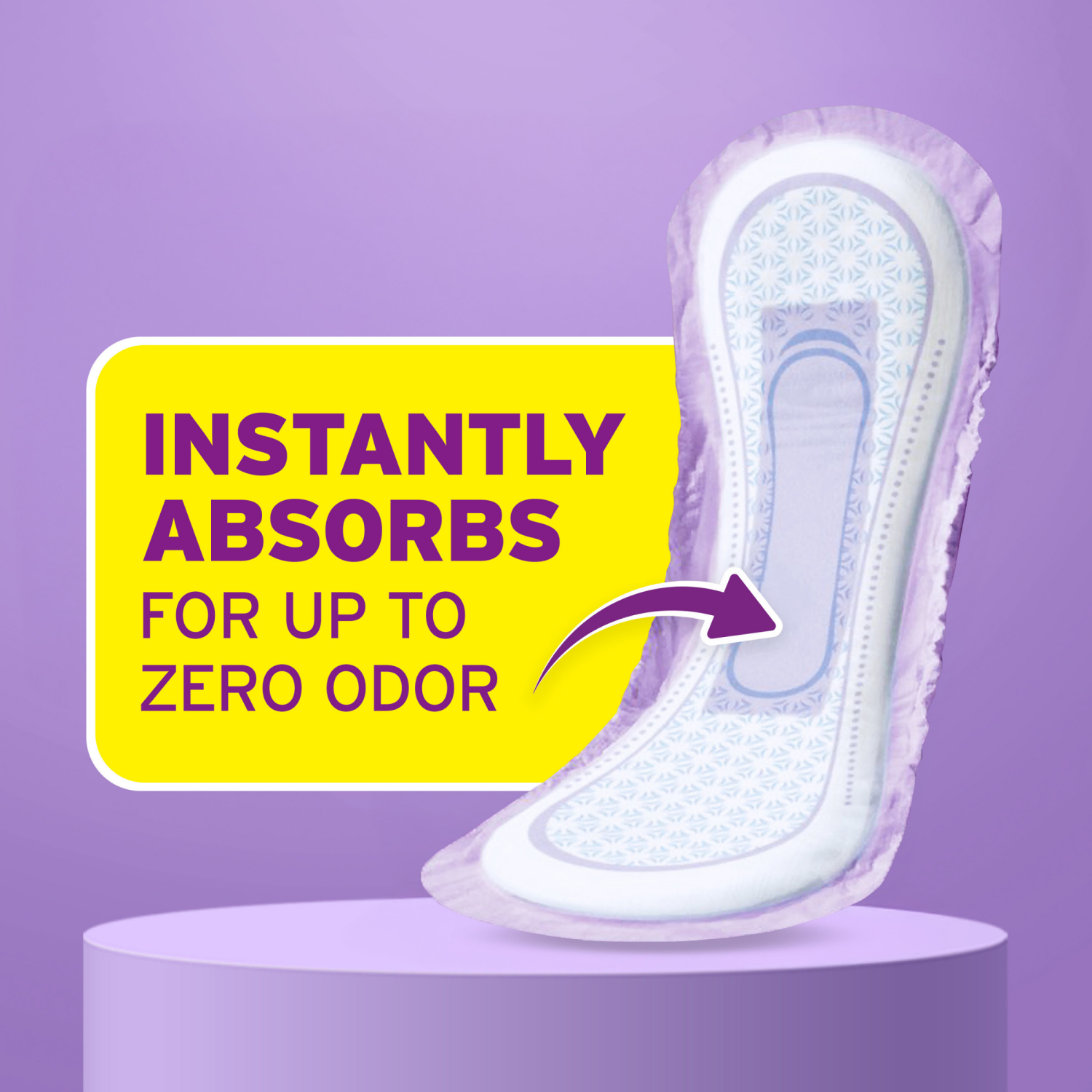 slide 5 of 7, Poise Incontinence & Postpartum Pads for Bladder Leaks, 7 Drop Ultra Absorbency, Long Length, 24 Count, 24 ct