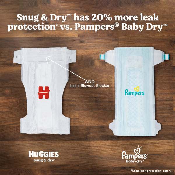 slide 25 of 29, Huggies Snug & Dry Baby Diapers, Size 7 (41+ lbs), 15 Ct, 15 ct