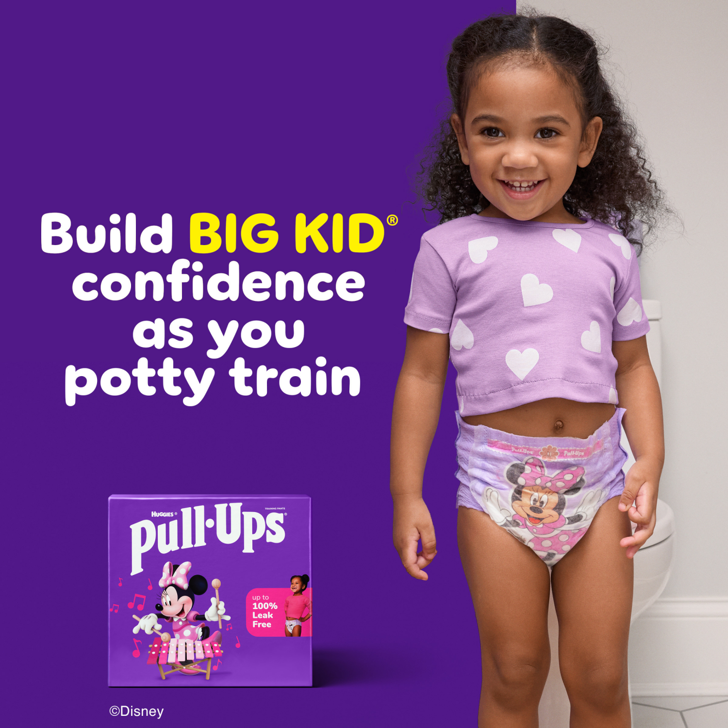 slide 4 of 8, Pull-Ups Girls' Potty Training Pants, 5T-6T (50+ lbs), 48 Count, 48 ct