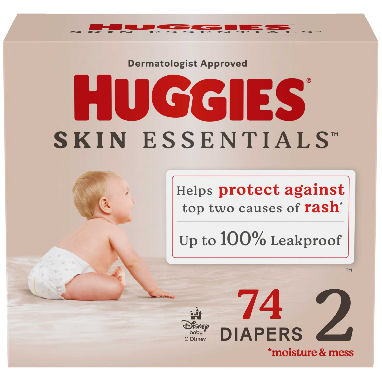 slide 1 of 8, Huggies Skin Essentials Diapers - Size 2 - 84ct, 2 x 84 ct