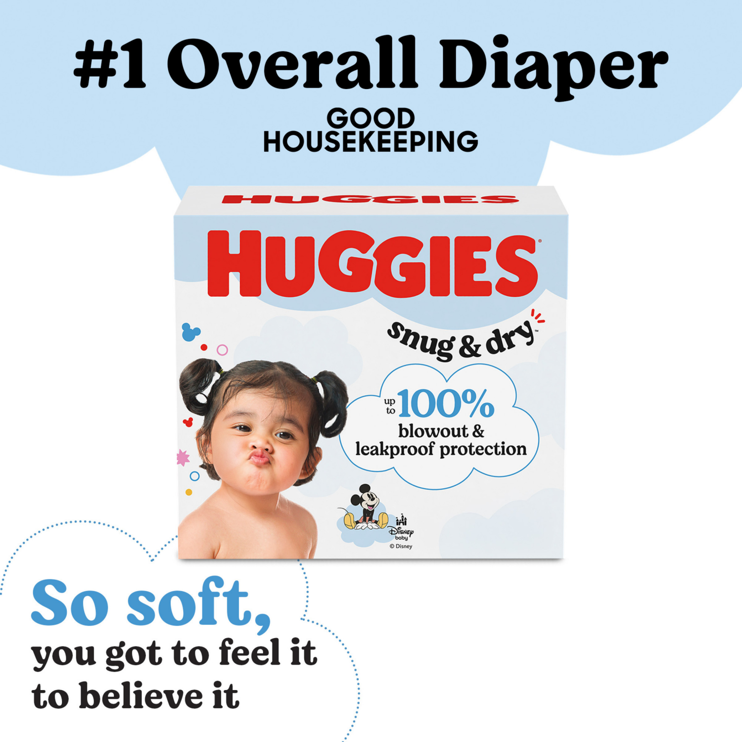 slide 6 of 8, Huggies Snug & Dry Baby Diapers, Size 4 (22-37 lbs), 150 Ct, 150 ct