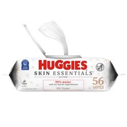Huggies Skin Essentials Baby Wipes, 1 Flip Top Pack (56 Wipes Total)