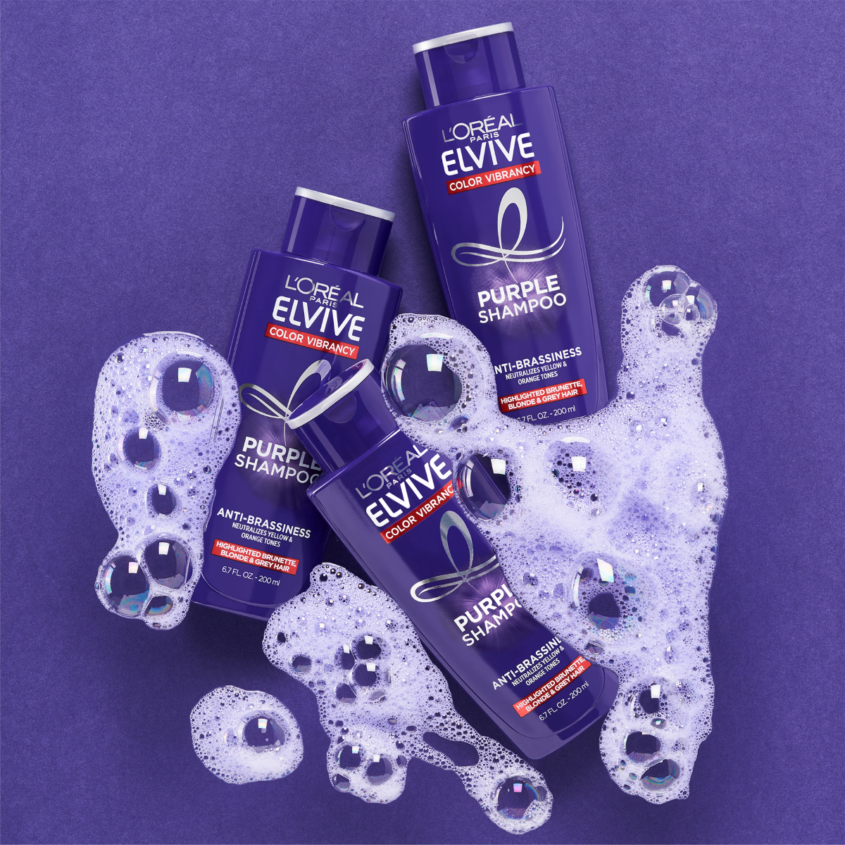 slide 2 of 4, L'Oréal Color Vibrancy Shampoo, 6.7 oz