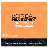 slide 19 of 29, L'Oreal Paris Men Expert One Twist Hair Color, No Mix, No mess, Real Black 02, 1 kit, 1 ct