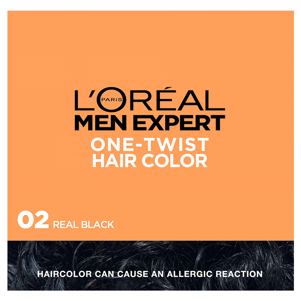 slide 12 of 29, L'Oreal Paris Men Expert One Twist Hair Color, No Mix, No mess, Real Black 02, 1 kit, 1 ct