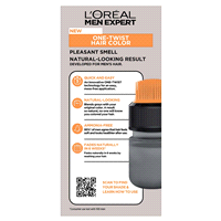 slide 7 of 29, L'Oreal Paris Men Expert One Twist Hair Color, No Mix, No mess, Real Black 02, 1 kit, 1 ct