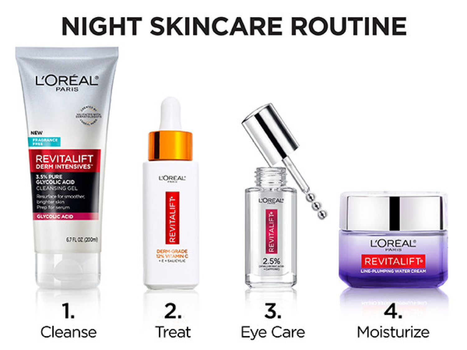 slide 4 of 5, L'Oréal L'Oreal Paris Revitalift 12 percent Pure Vitamin C, E, Salicylic Acid Serum, 1 fl oz