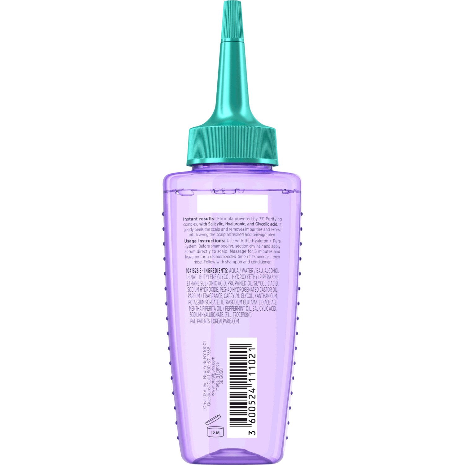 slide 8 of 8, L'Oréal Paris Elvive Hyaluron + Pure Oil Erasing Scalp Serum, 3.45 oz