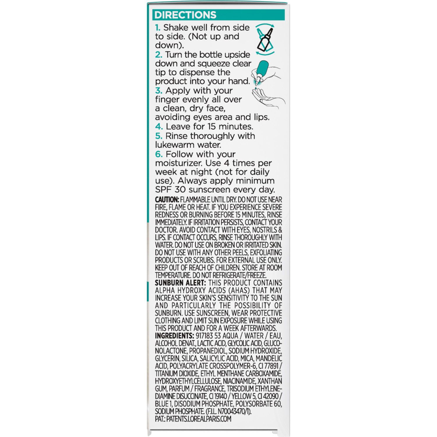 slide 5 of 9, L'Oreal Paris Bright Reveal Exfoliant Peel, 1 ct