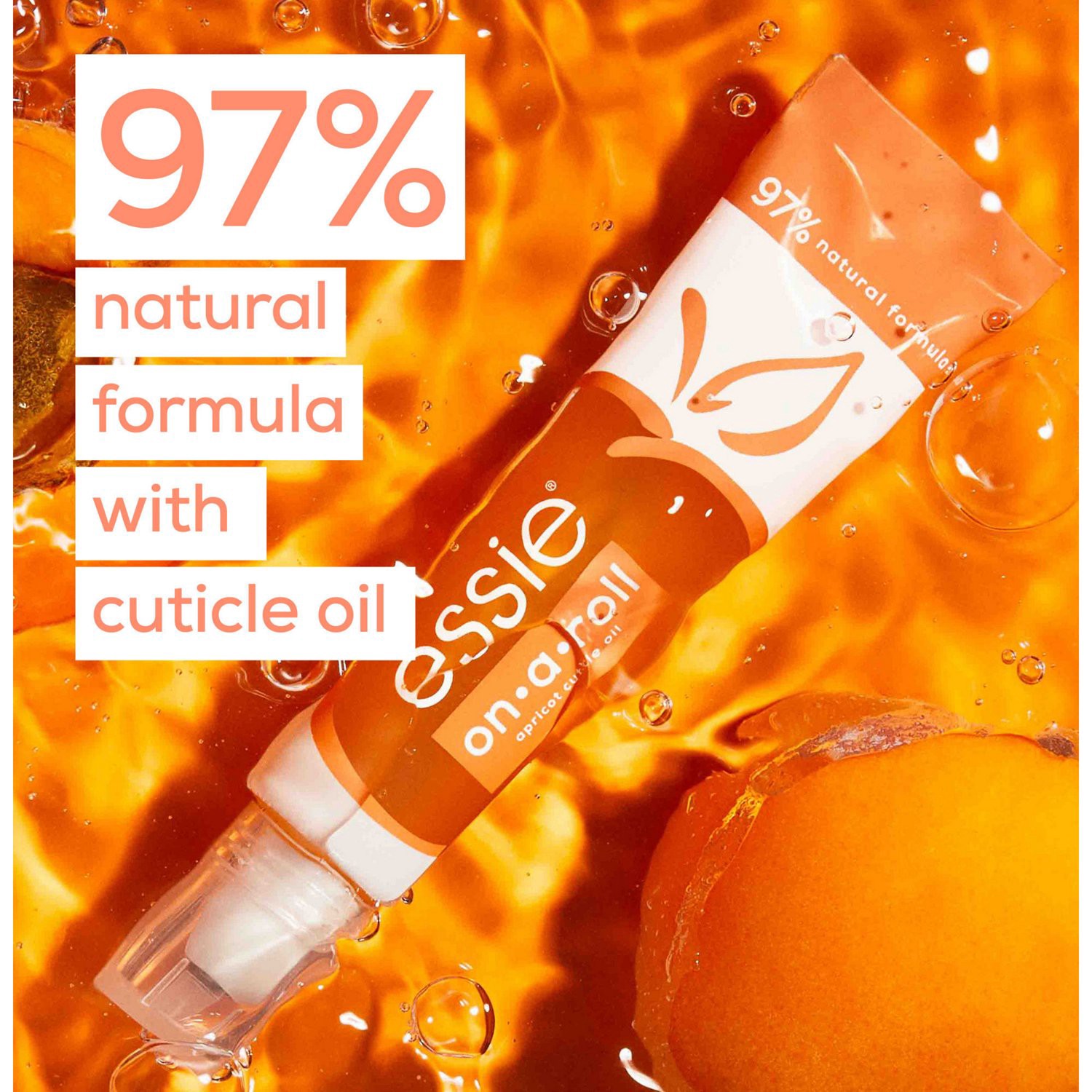 slide 8 of 9, Essie On A Roll Apricot Roll-On Hydrating Cuticle Oil - 0.46 Oz, 0.46 oz