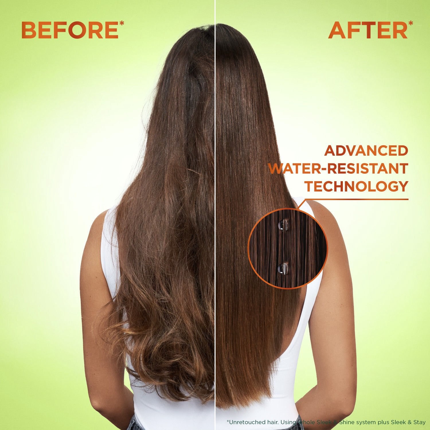 slide 3 of 3, Garnier Fructis Sleek & Shine Sleek And Stay Heat Activated Serum, 1.69 Oz, 1.69 oz