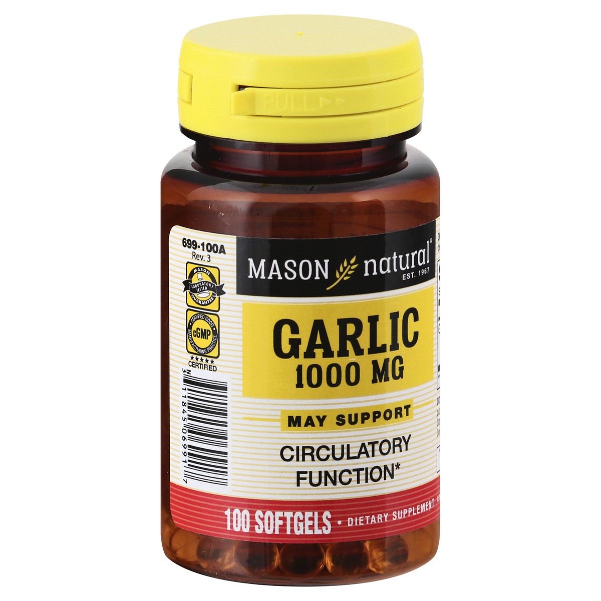 slide 3 of 12, Garlic 1,000 Mg Softgels, 100 ct