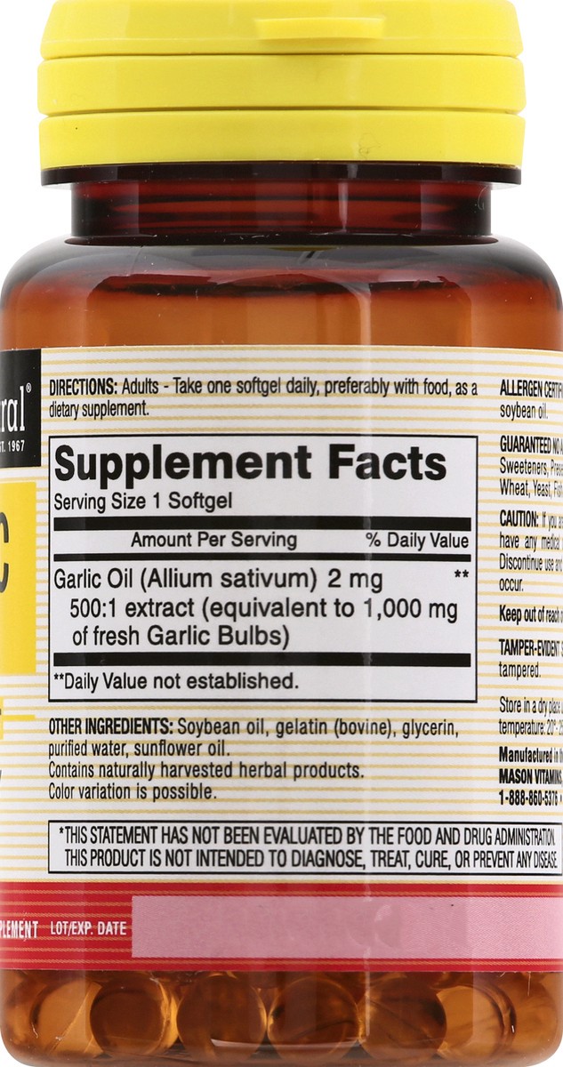 slide 12 of 12, Garlic 1,000 Mg Softgels, 100 ct