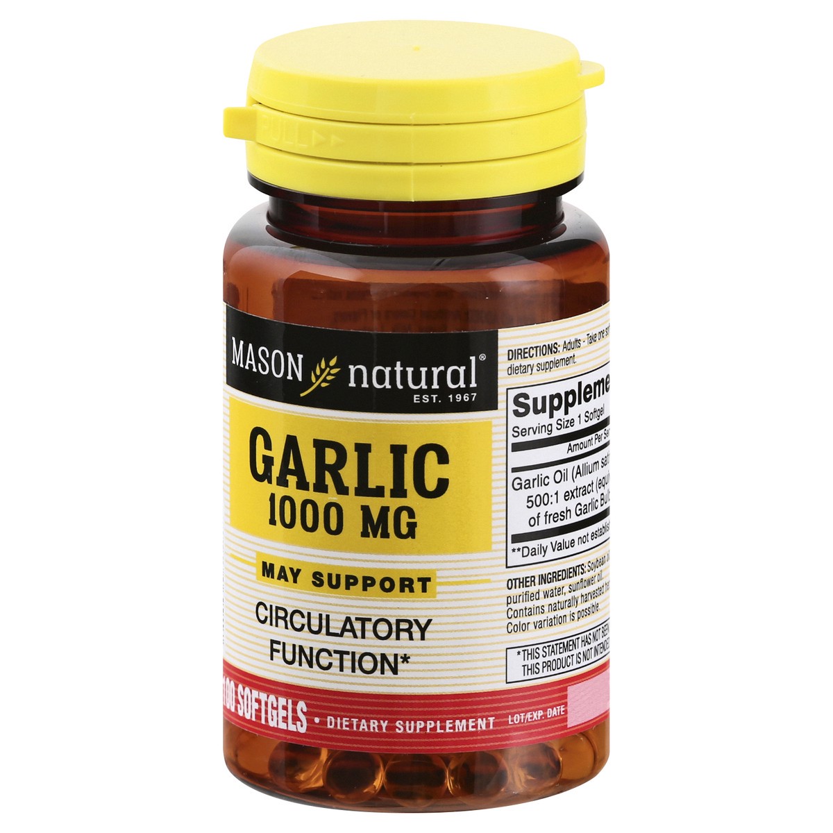 slide 9 of 12, Garlic 1,000 Mg Softgels, 100 ct