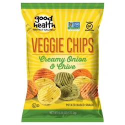 Good Health Creamy Onion & Chive Flavored Veggie Chips - 6.25 oz