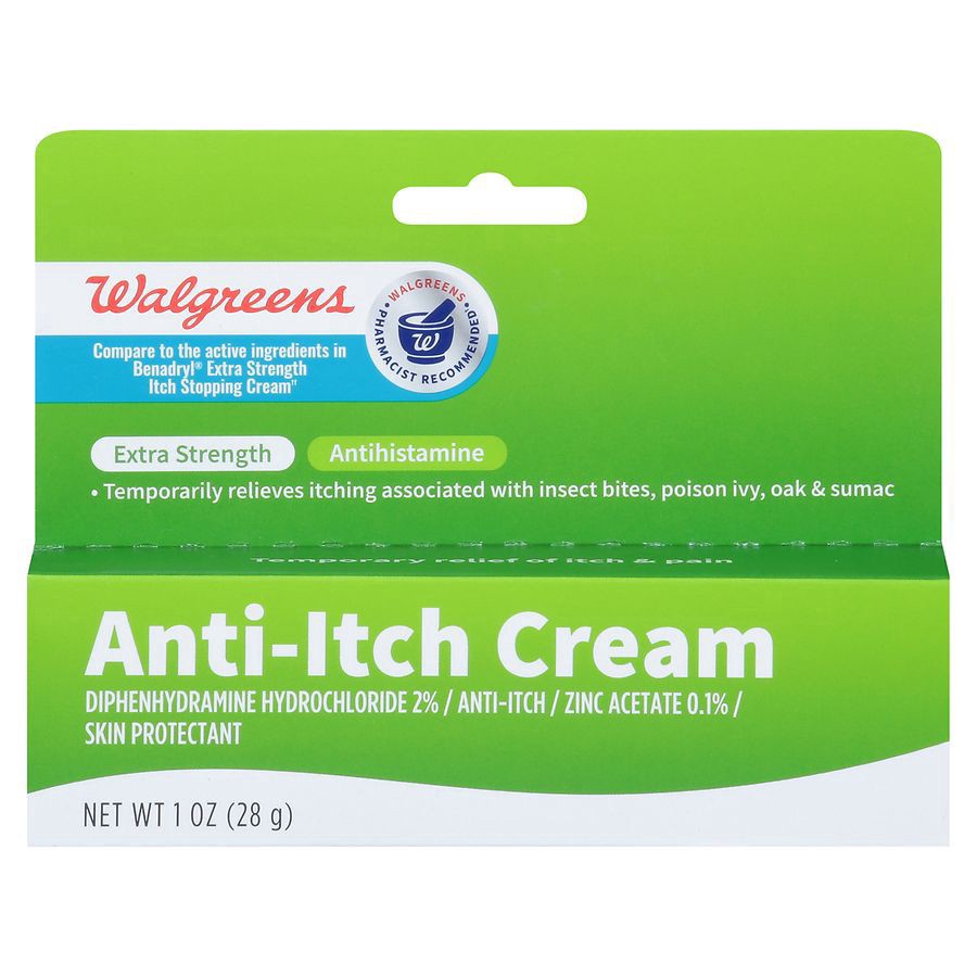 slide 1 of 5, Walgreens Wal-Dryl Anti-Itch Cream, 1 oz