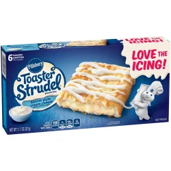 Pillsbury Toaster Strudel, Danish Style Cream Cheese, 6 Frozen Pastries