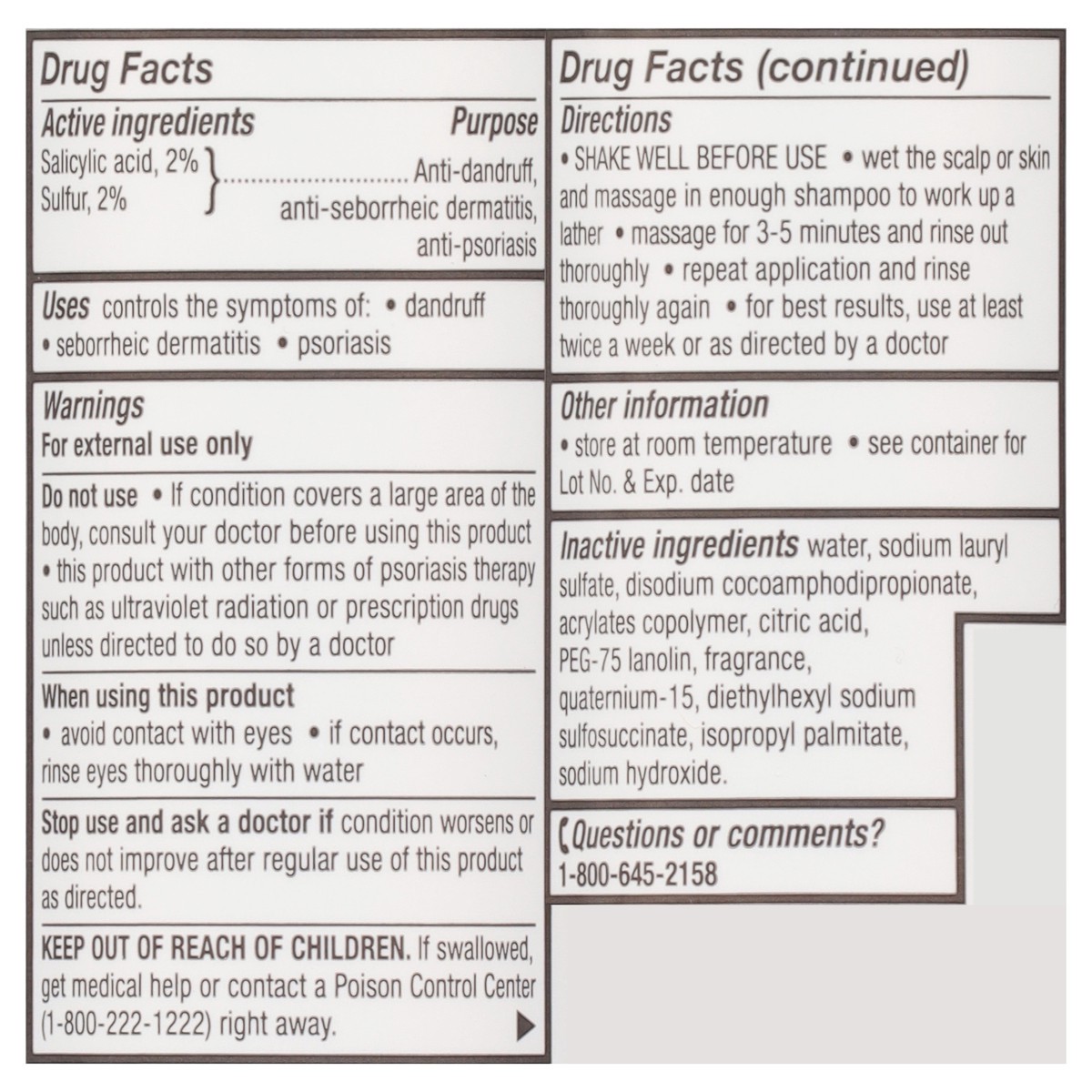 slide 6 of 13, Rugby Shampoo, Sebex, 1 ct