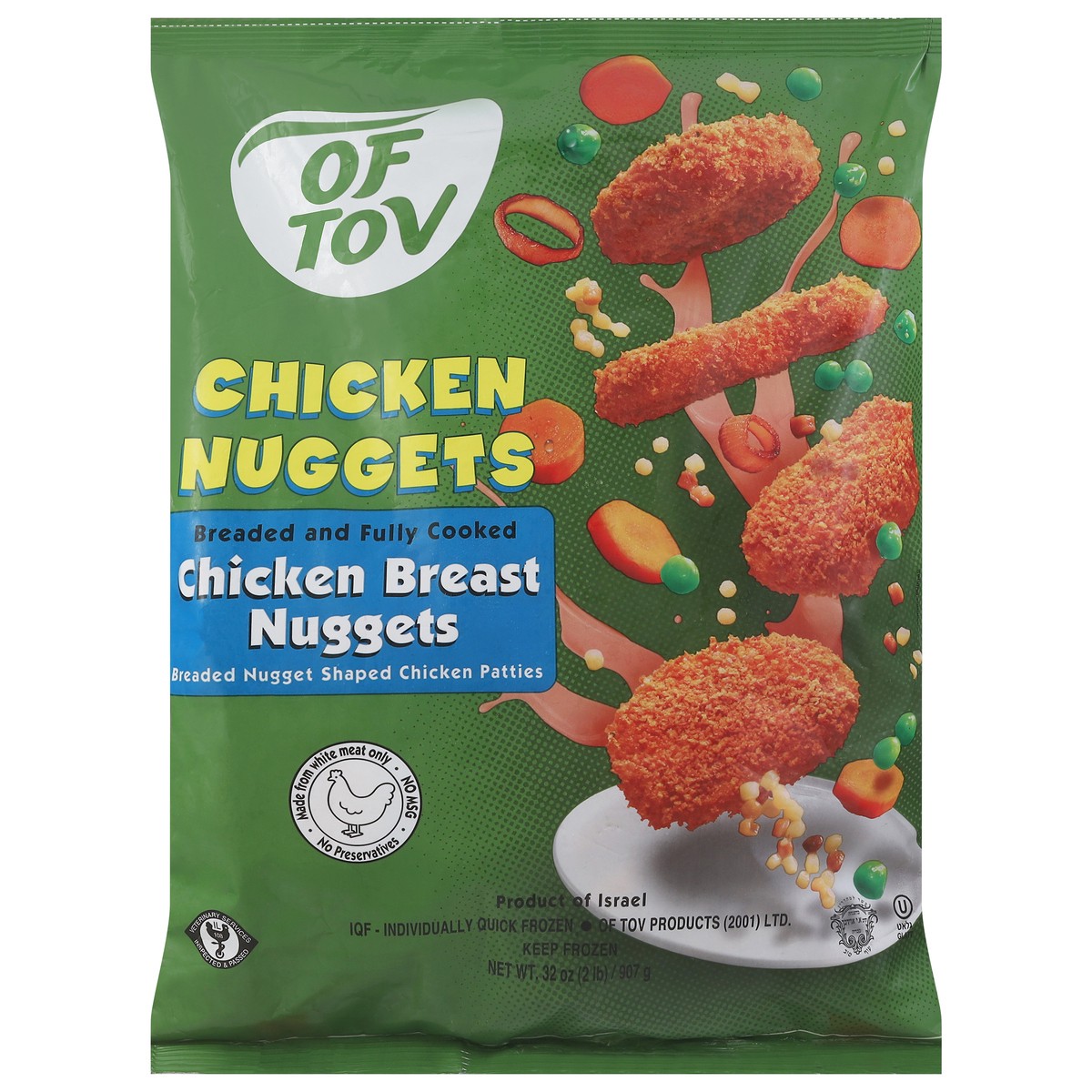 slide 7 of 14, Of Tov Chicken Nugget Individually Quick Frozen, 32 oz