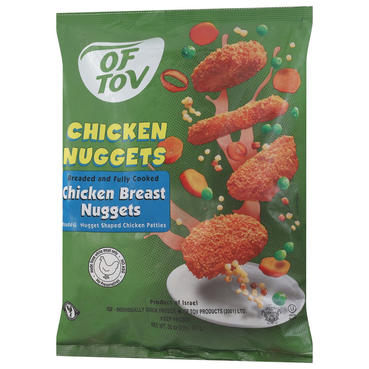 slide 12 of 14, Of Tov Chicken Nugget Individually Quick Frozen, 32 oz